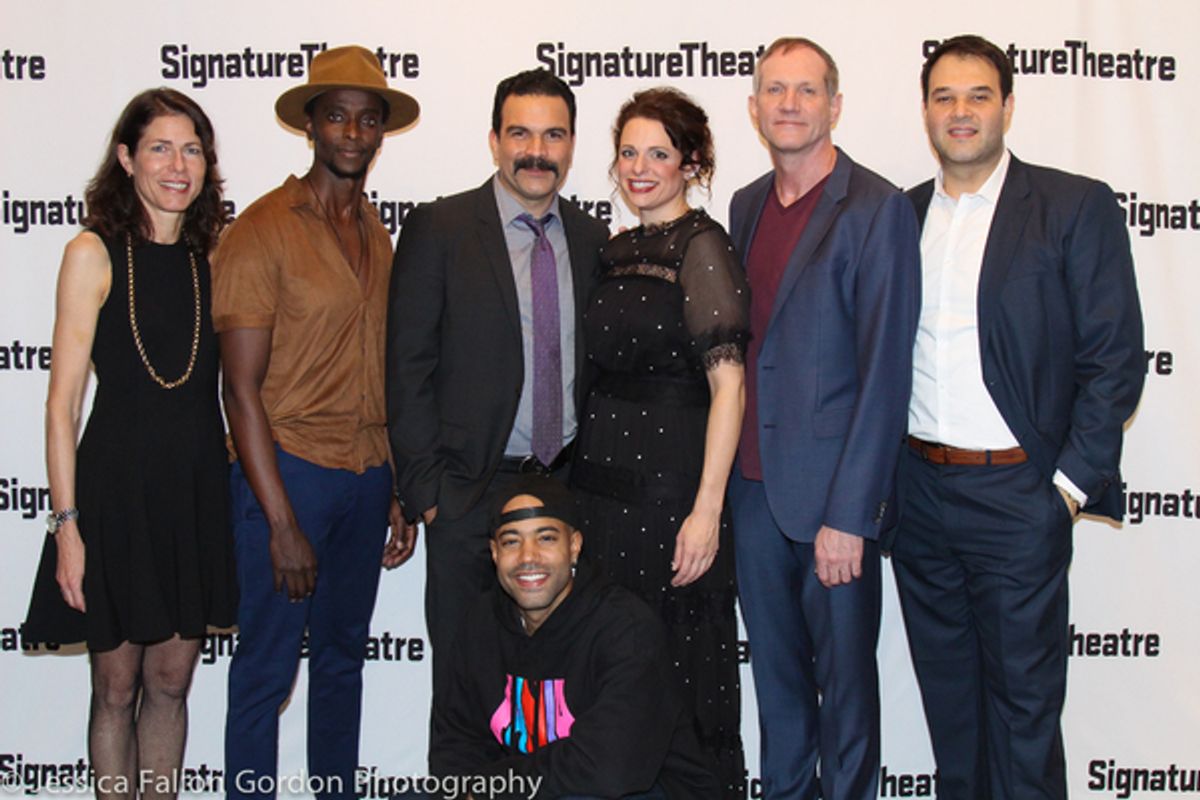 Paige Evans, Edi Gathegi, Ricardo Chavira, Sean Carvajal, Stephanie DiMaggio, Mark Brokaw, and Erick Betancourt at 