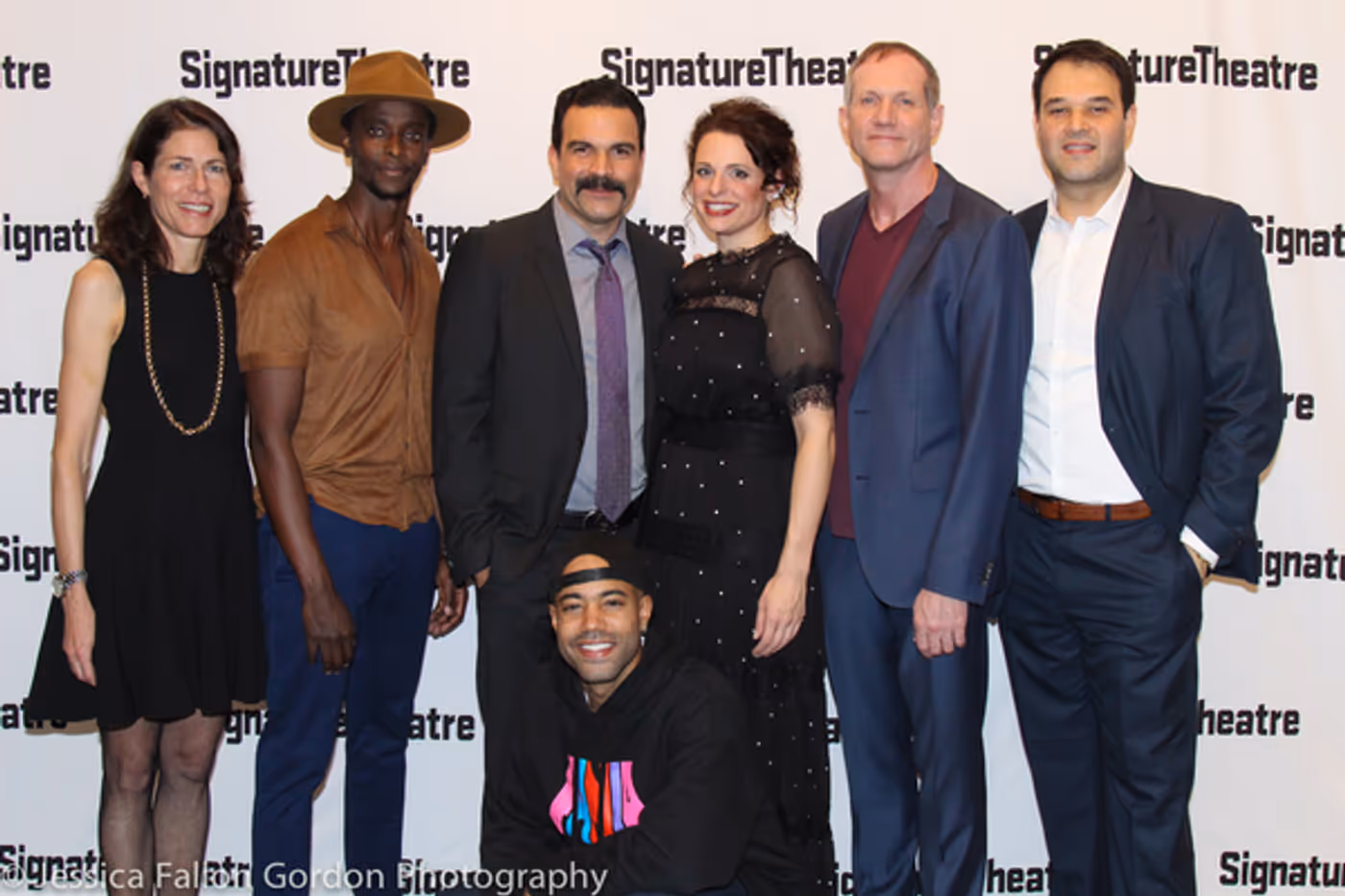 Photo Coverage: Signature Theatre Celebrates Opening Night of JESUS HOPPED THE A TRAIN  Image