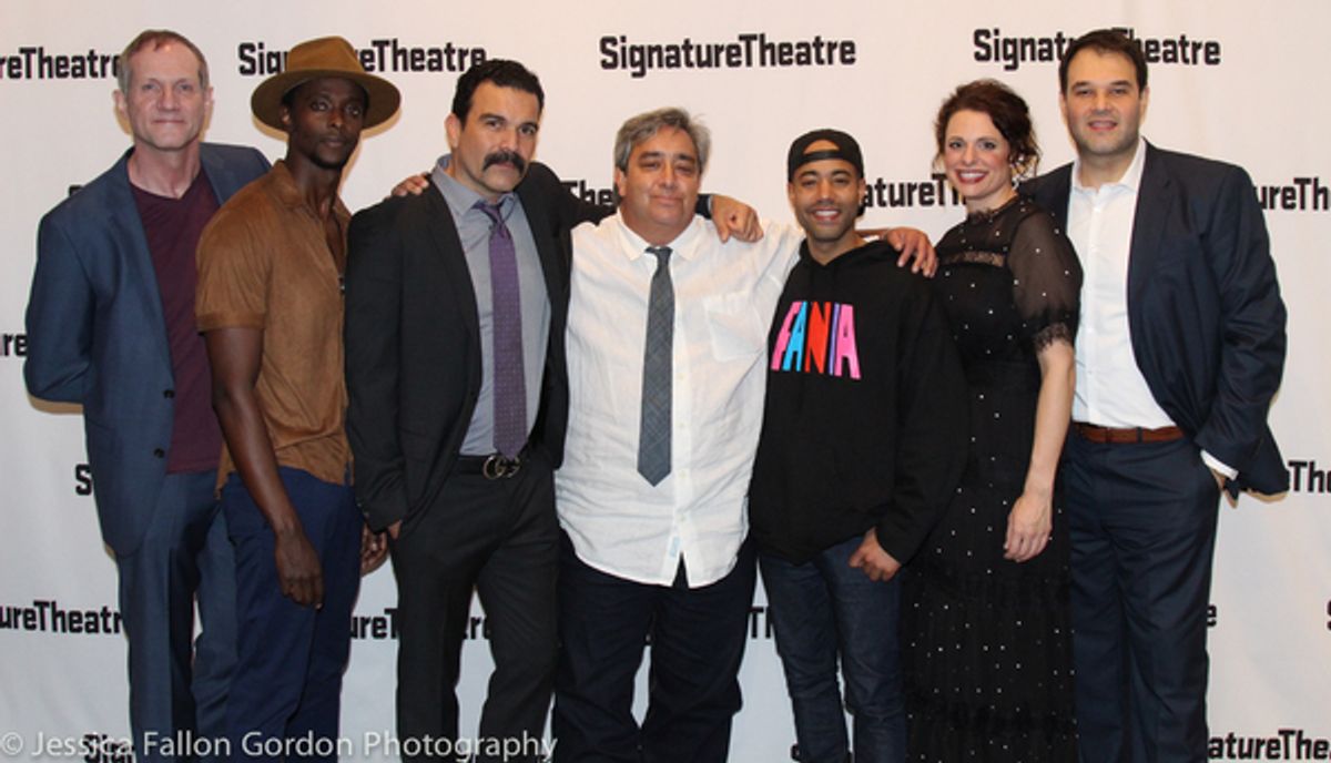 Mark Brokaw, Edi Gathegi, Ricardo Chavira, Stephen Adly Guirgis, Sean Carvajal, Stephanie DiMaggio, and Erick Betancourt at 
