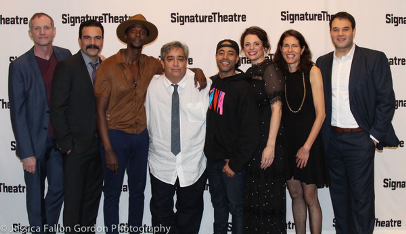 Photo Coverage: Signature Theatre Celebrates Opening Night of JESUS HOPPED THE A TRAIN  Image