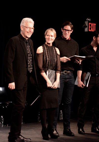 Tony Sheldon, Rebecca Luker and Frank C. DiLella Photo