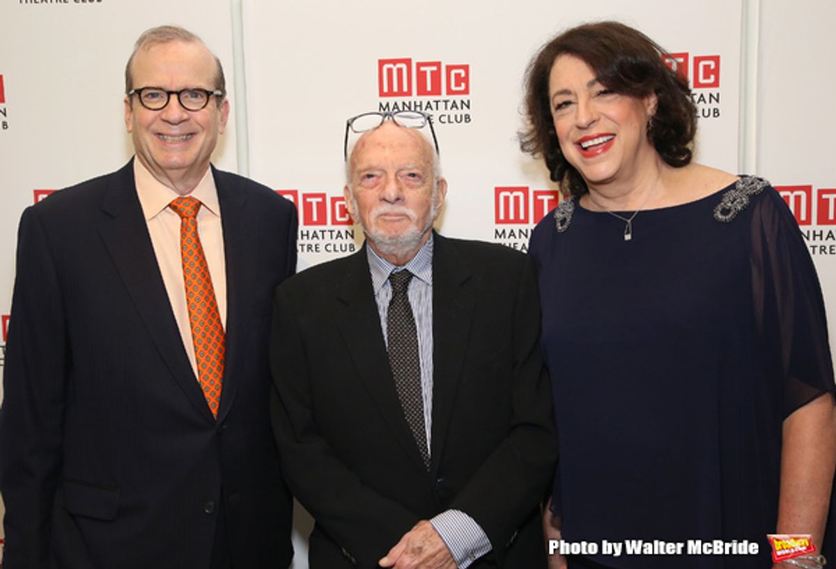 Barry Grove, Hal Prince and Lynne Meadow  at 