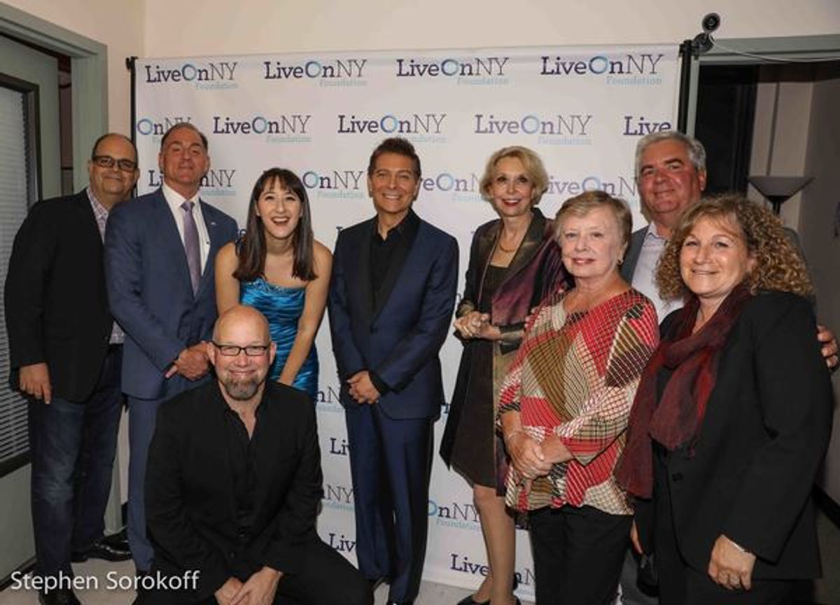 Bill Dacunto, Marcy Salmirs, Pat McGillen, Gene Boniberger, Michael Feinstein Julie Halston at 