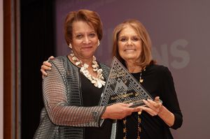 Carol Jenkins and Gloria Steinem @ BroadwayWorld Carol Jenkins and Gloria Steinem Photo