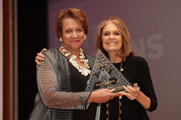 Carol Jenkins and Gloria Steinem Photo