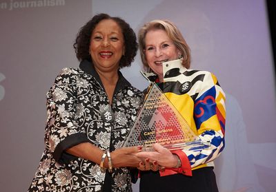 Ruth Simmons and Elizabeth A. Sackler Photo