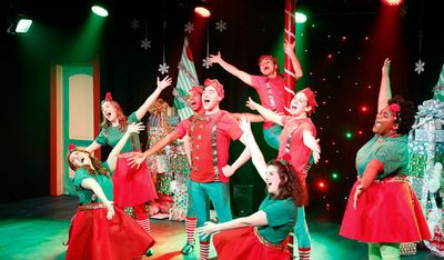  (pictured) The cast of Other Theatreâ€™s 2016 production of BARNEY THE ELF. Pho Photo