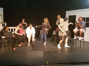 Caprice Carter, Kelsey Finstad, Cheramie Hopper, Patrick Barton, Whitney Zangarine, Andraes Hunt, Seth Cunningham, Ty Fisher @ BroadwayWorld Caprice Carter, Kelsey Finstad, Cheramie Hopper, Patrick Barton, Whitney Zangarine, A Photo