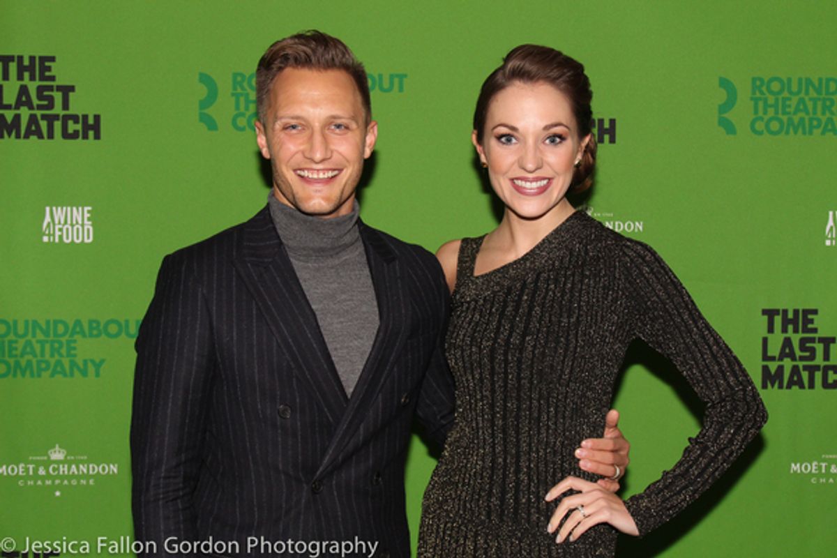 Nathan Johnson and Laura Osnes at 