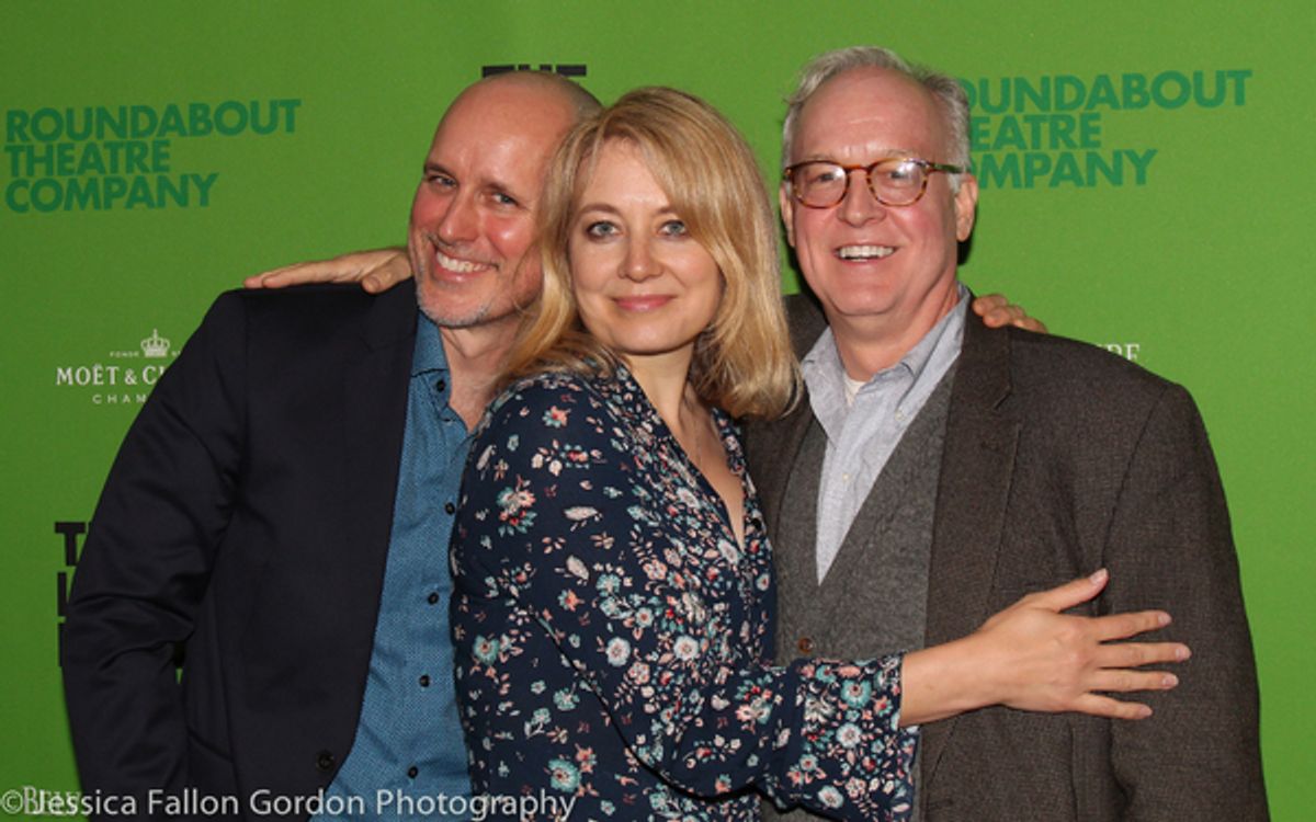 Kelly AuCoin, Jennifer Mudge and Reed Birney at 