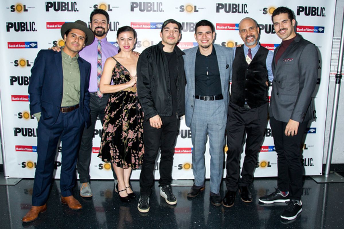 Reza Salazar, Juan Francisco Villa, Sandra Delgado, Juan Castano, Brian Quijada, Julio Monge, Joel Perez at 