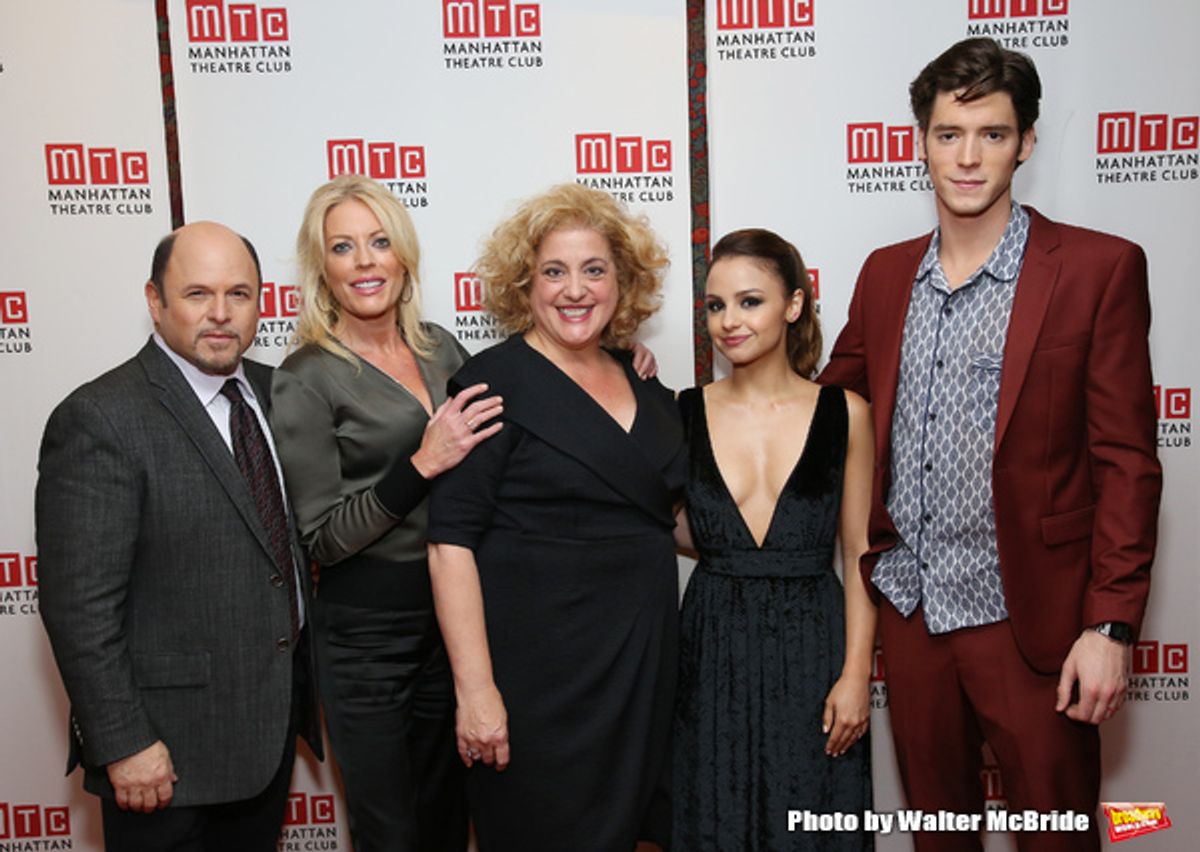 Jason Alexander, Sherie Rene Scott, Mary Testa, Aimee Carrero, Pico Alexander at 