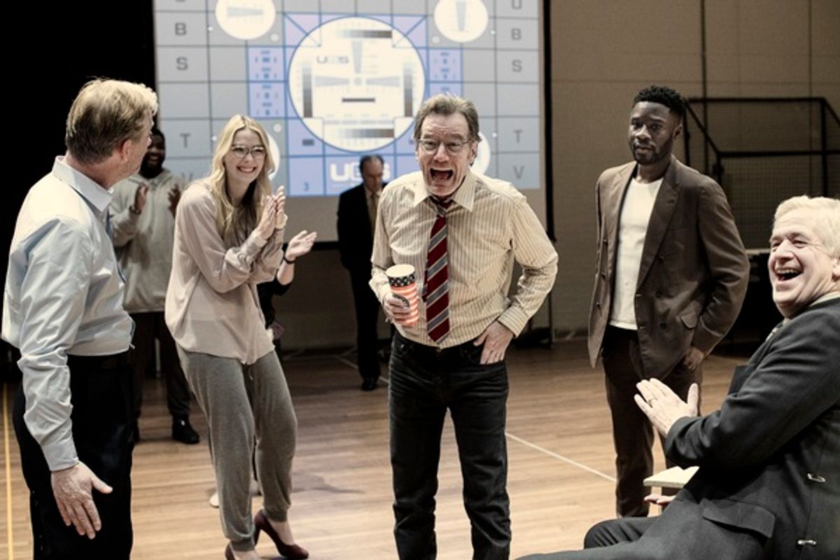 Douglas Henshall, Isabel Della-Porta, Bryan Cranston, Charles Babalola, and Patrick Poletti at 