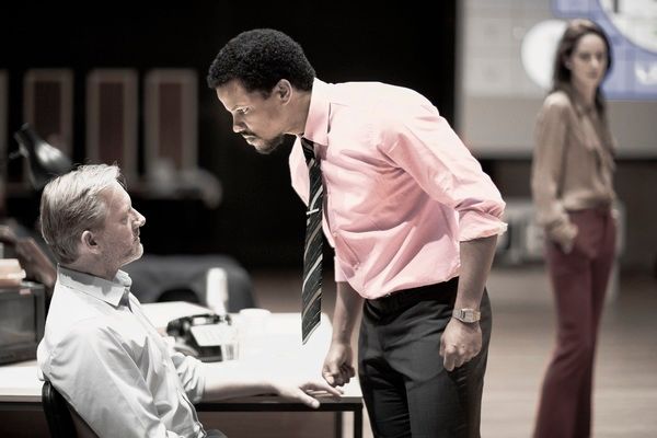 Douglas Henshall, Tunji Kasim, and Michelle Dockery Photo
