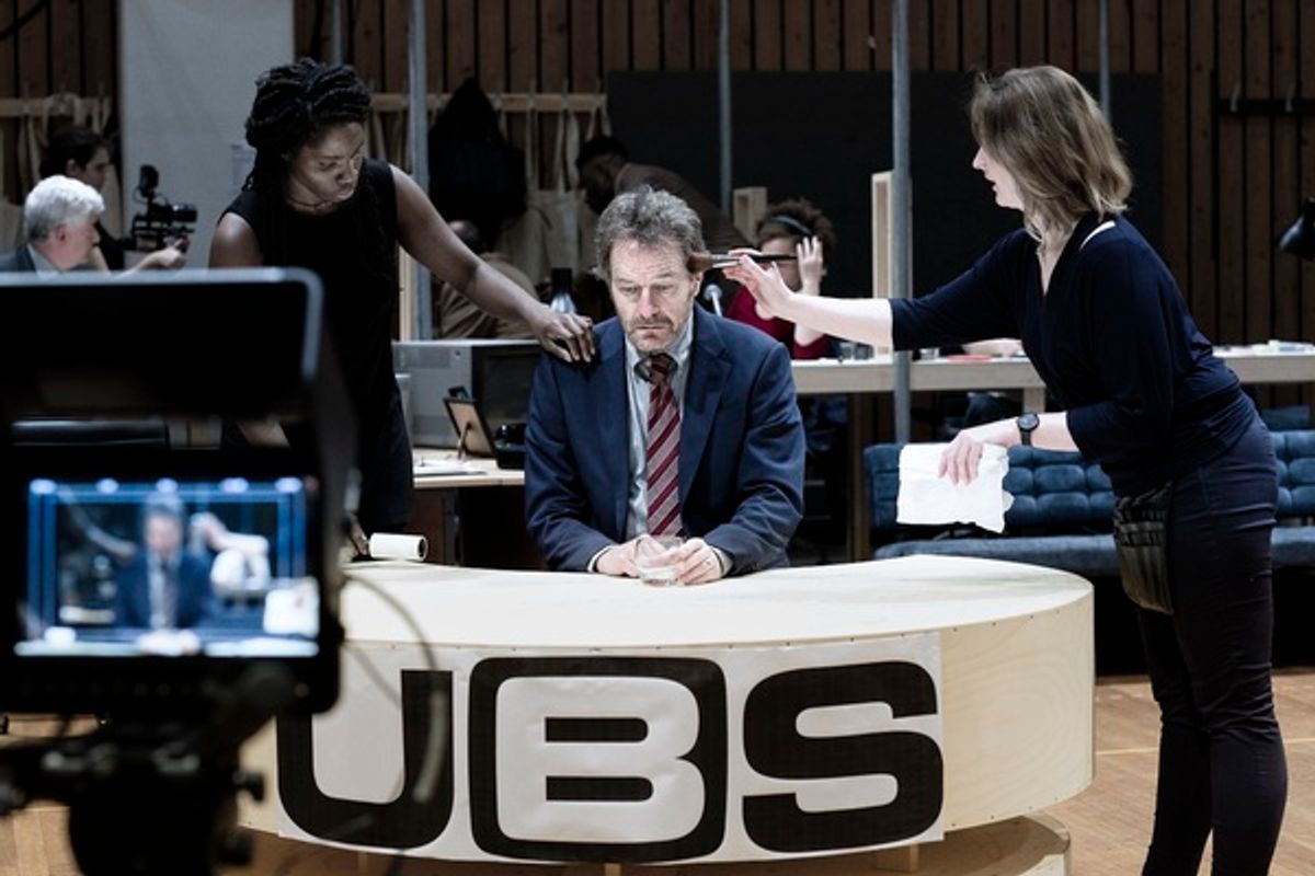 Rebecca Omogbehin, Bryan Cranston, and Beverley Longhurst at 