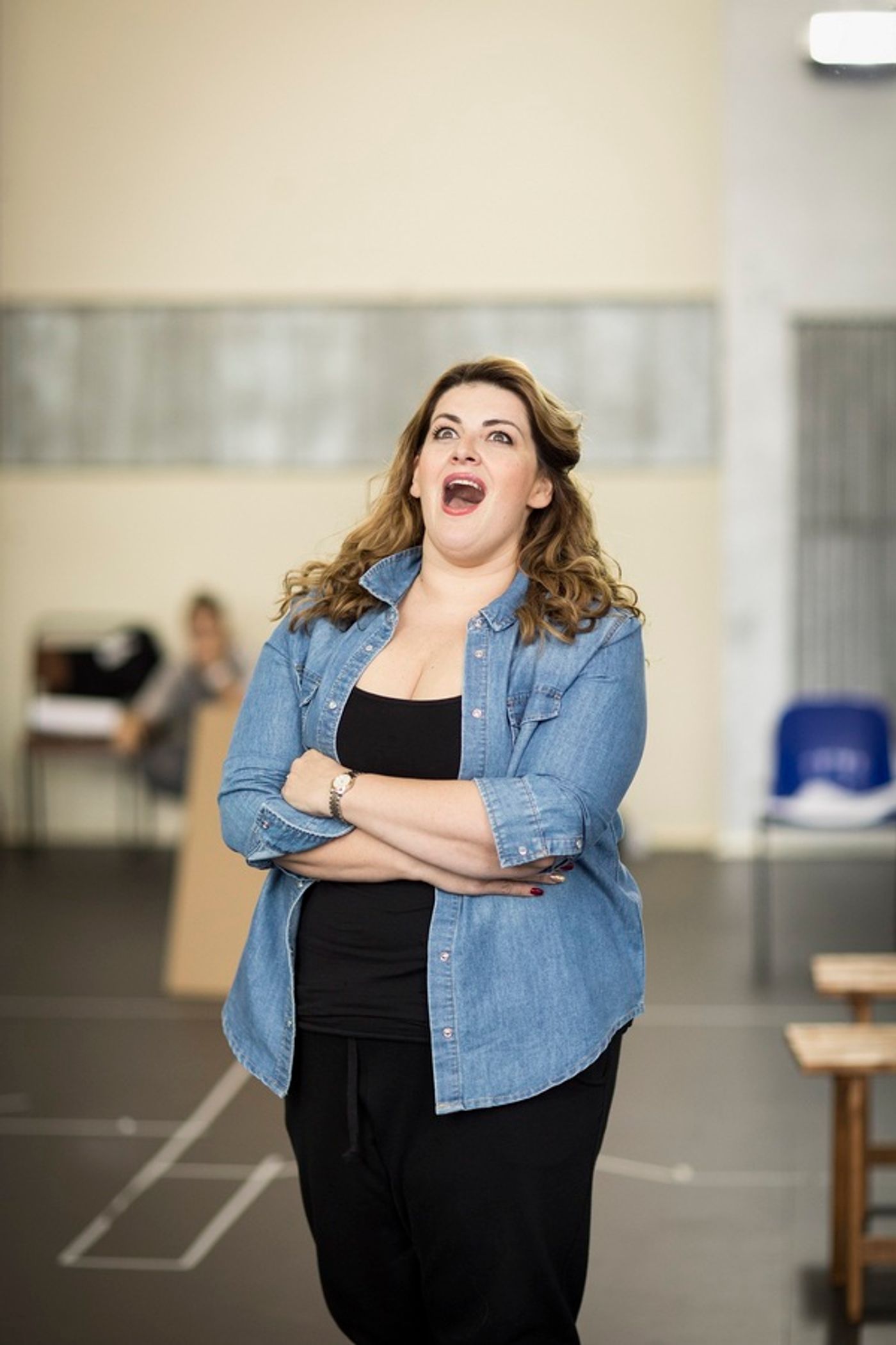 Photo Flash: Freddie Flintoff, Sam Bailey and Natasha Hamilton in Rehearsal for FAT FRIENDS THE MUSICAL  Image
