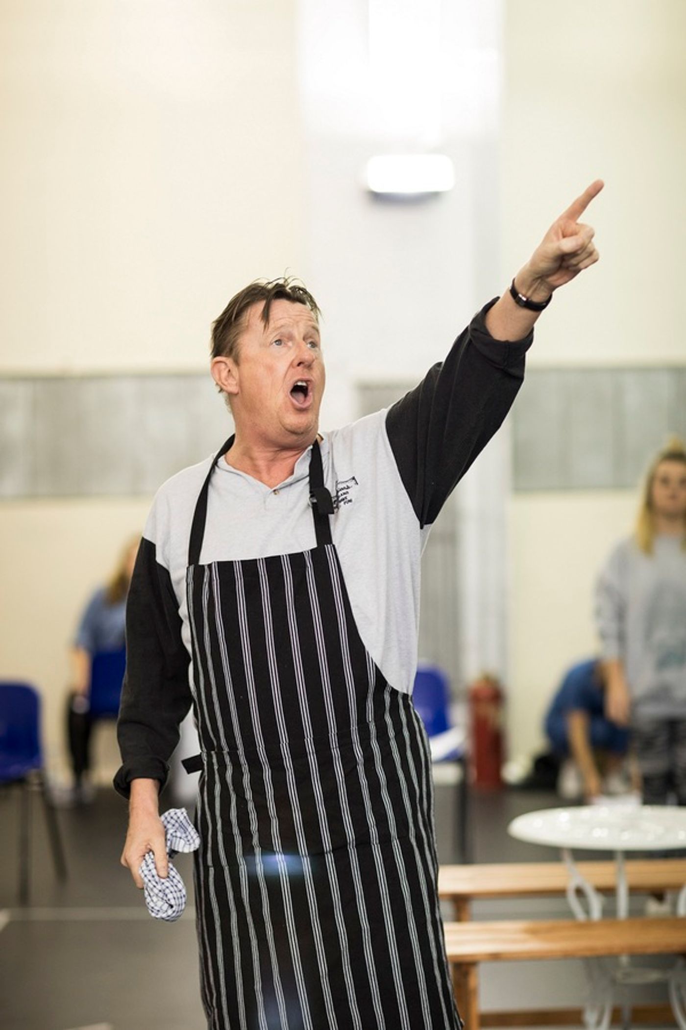 Photo Flash: Freddie Flintoff, Sam Bailey and Natasha Hamilton in Rehearsal for FAT FRIENDS THE MUSICAL  Image