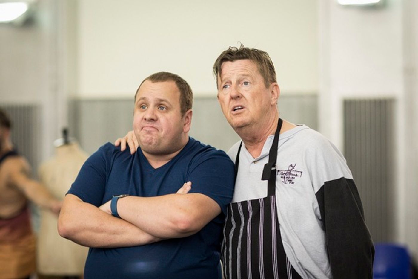 Photo Flash: Freddie Flintoff, Sam Bailey and Natasha Hamilton in Rehearsal for FAT FRIENDS THE MUSICAL  Image