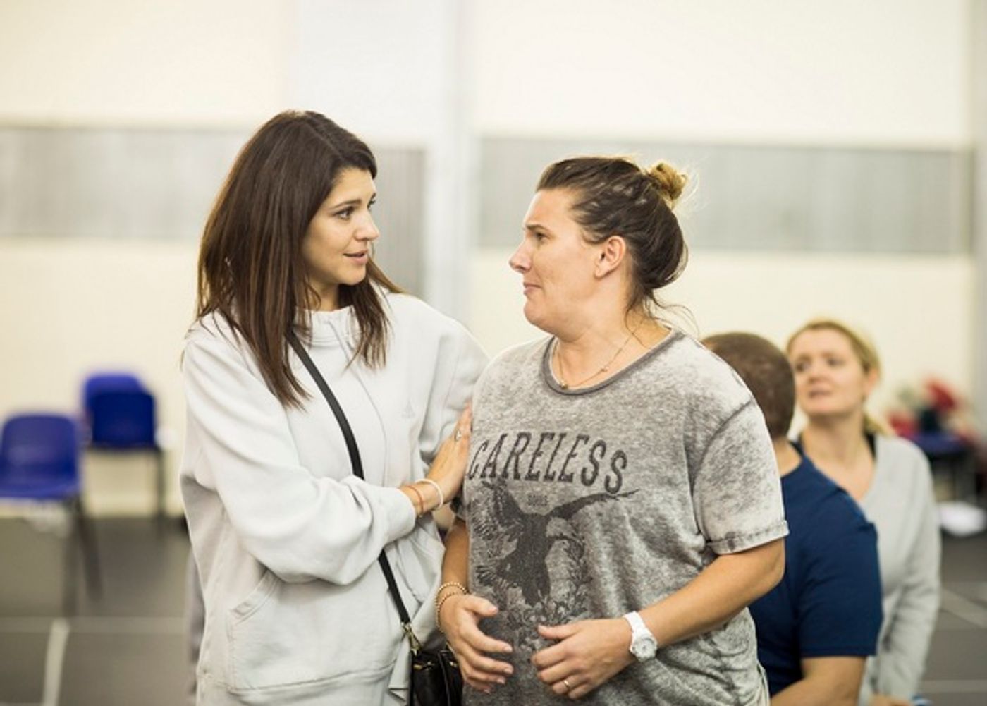 Photo Flash: Freddie Flintoff, Sam Bailey and Natasha Hamilton in Rehearsal for FAT FRIENDS THE MUSICAL  Image