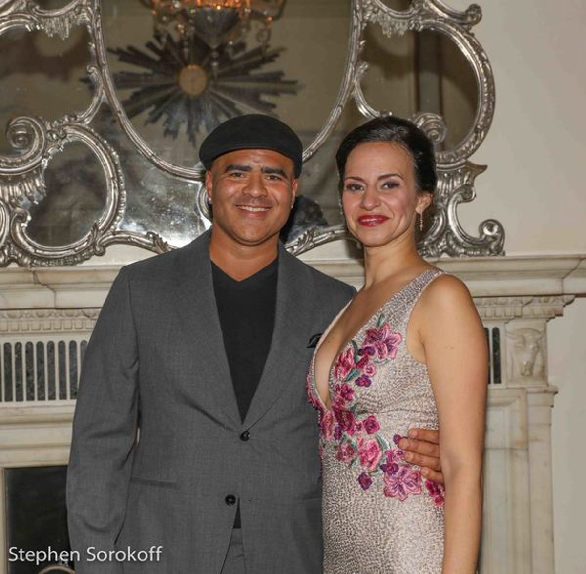 Christopher Jackson & Mandy Gonzalez at 