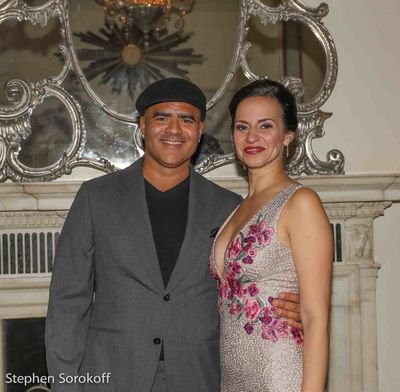 Christopher Jackson & Mandy Gonzalez Photo