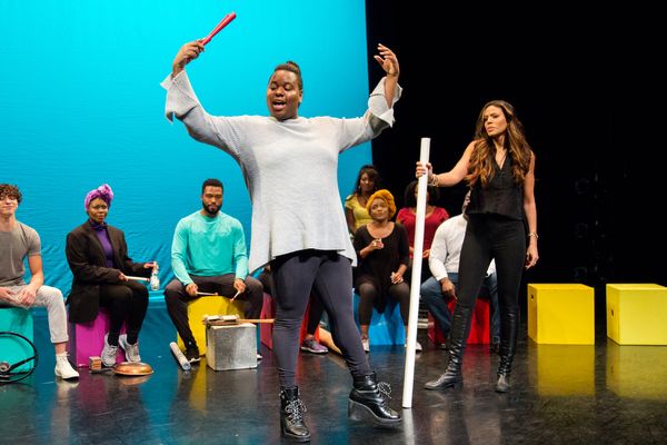 Alex Newell, Merle Dandridge  Photo