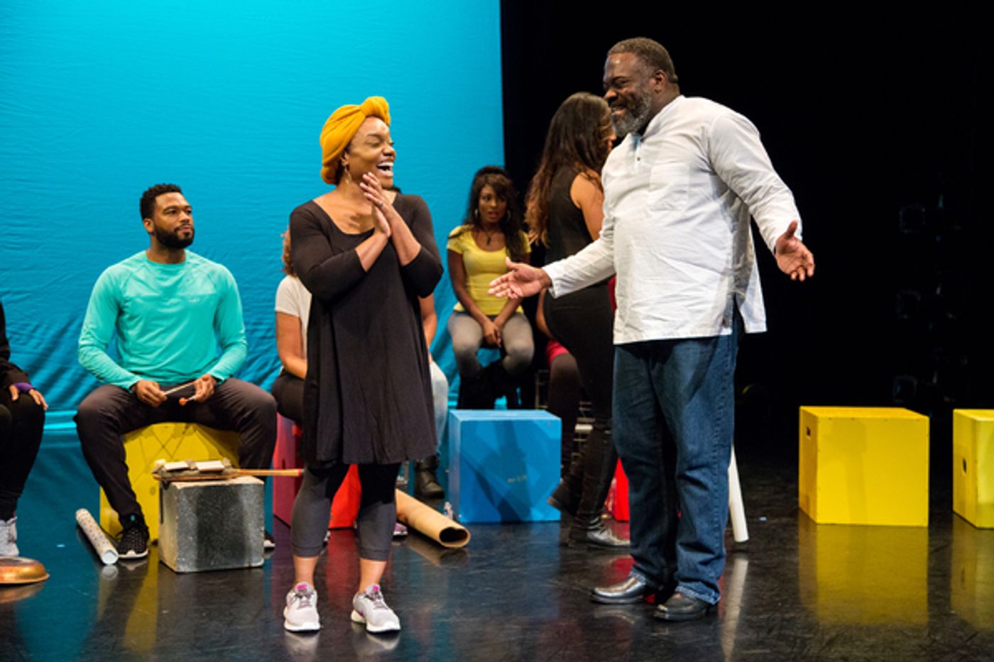 Photo Coverage: Wait No More! Enter the Rehearsal Room for ONCE ON THIS ISLAND  Image