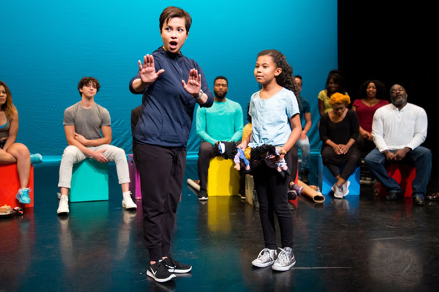 Photo Coverage: Wait No More! Enter the Rehearsal Room for ONCE ON THIS ISLAND  Image