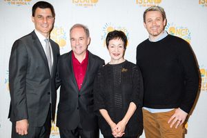 Ken Davenport, Stephen Flaherty, Lynn Ahrens, Michael Arden Photo