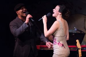 Christopher Jackson and Mandy Gonzalez @ BroadwayWorld Christopher Jackson and Mandy Gonzalez Photo