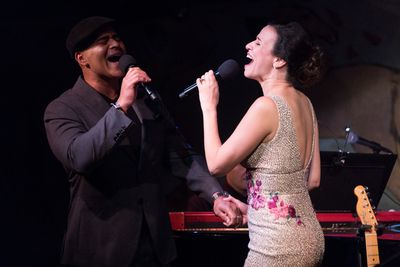 Christopher Jackson and Mandy Gonzalez Photo
