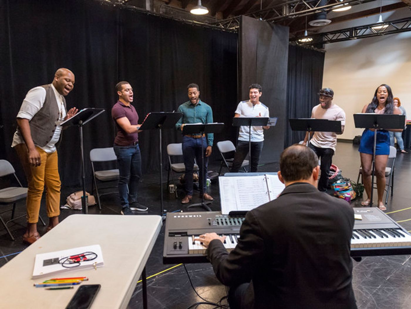 Photo Flash: Cast Complete for SPAMILTON in Los Angeles; Get a Sneak Peek Inside Rehearsals!  Image