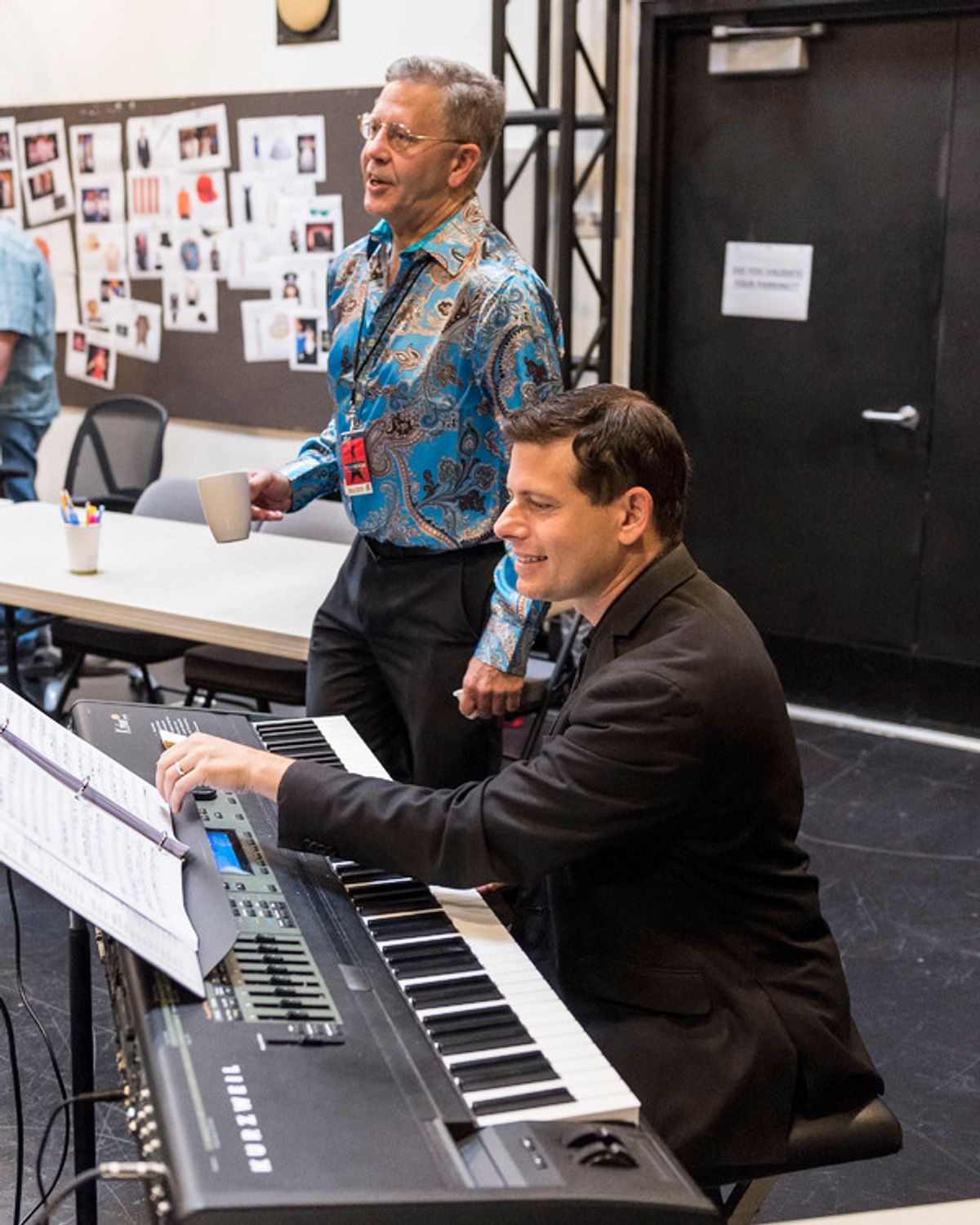 Fred Barton and  James Lent at 