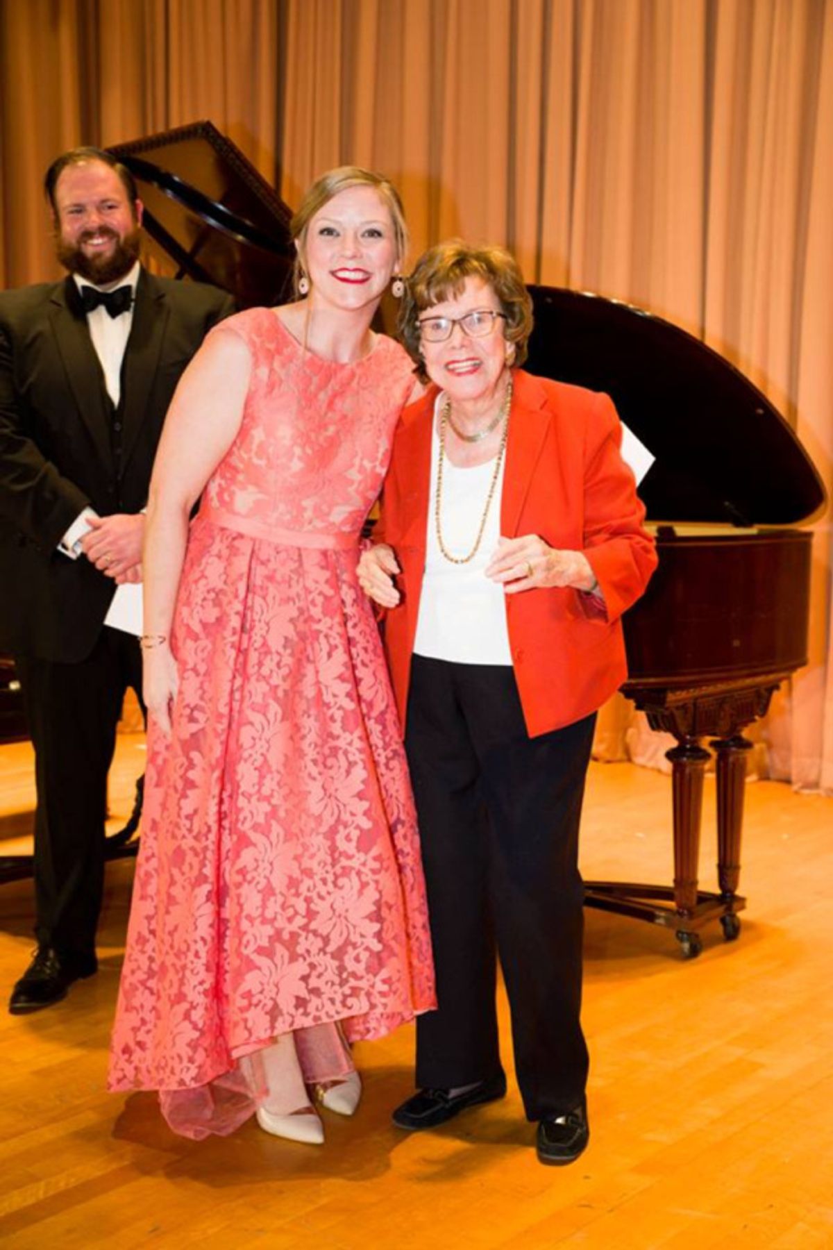 Corrie Stallings with Mildred Miller Posvar  at 