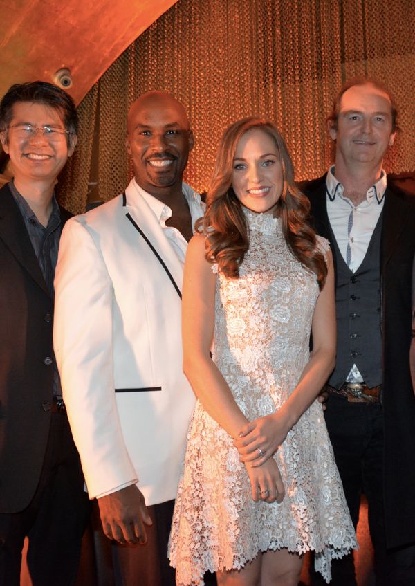 Marcus Cheong, Alan H. Green, Laura Osnes and Richard Fowler Photo