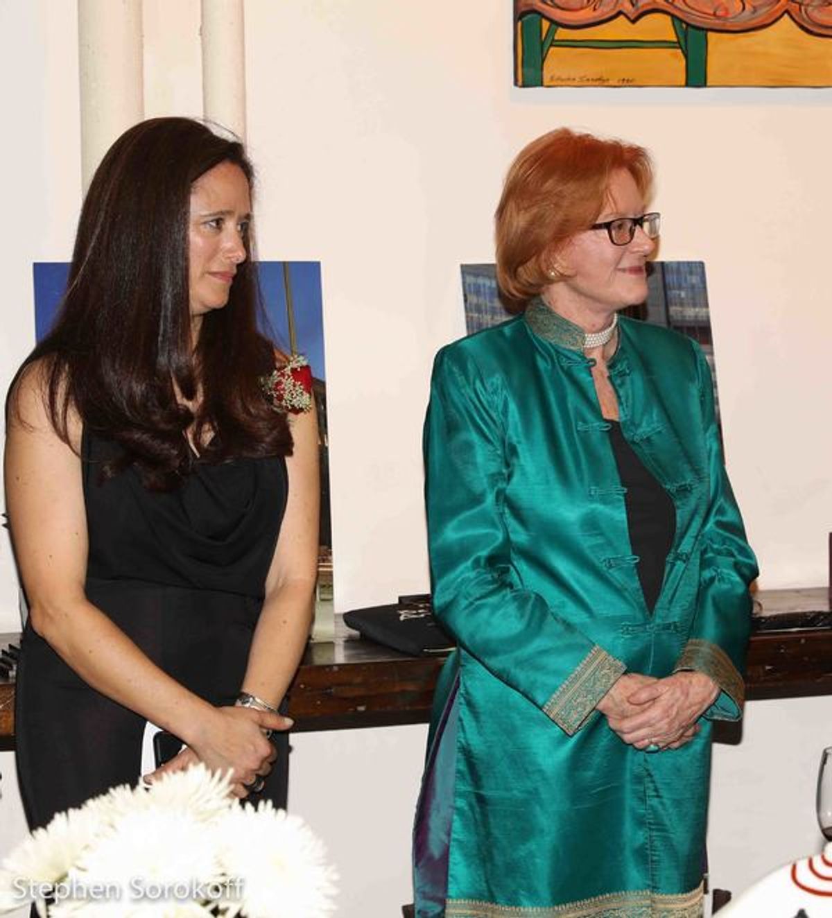 Caroline Sorokoff & Edwina Sandys at 