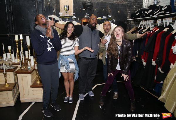 Tyler McKenzie, Lauren Boyd, James Monroe Tglehart, Jevon McFerrin and Eliza Ohman Photo
