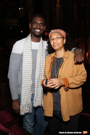 Carvens Lissaint with his H.S. teacher  Photo