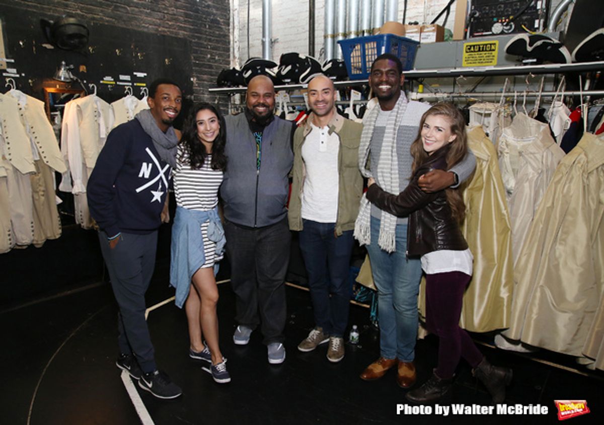 Tyler McKenzie, Lauren Boyd, James Monroe Tglehart, Jevon McFerrin, Carvens Lissaint and Eliza Ohman  at 