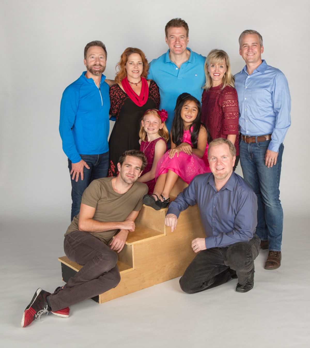 Cast members from Dr. Seuss's How the Grinch Stole Christmas! at The Old Globe at 