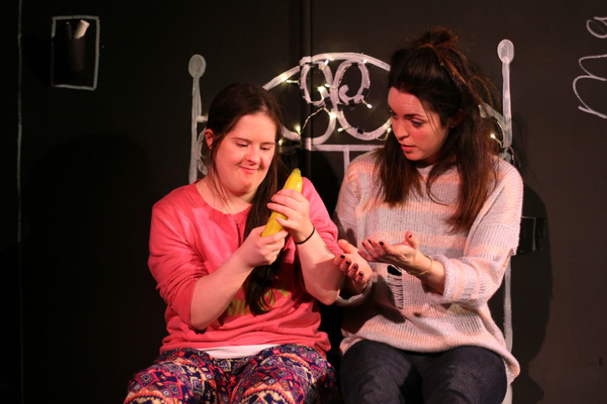 Imogen Roberts and Rachel Bright at 