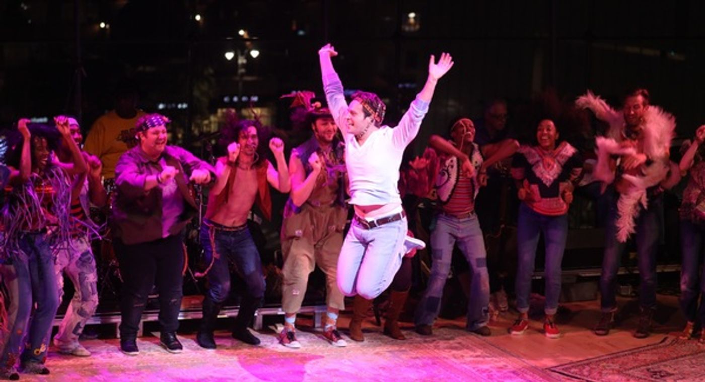 Photo Flash: Jonathan Groff, Caissie Levy, Will Swenson and More 'Got Life' at The Public's HAIR Benefit  Image