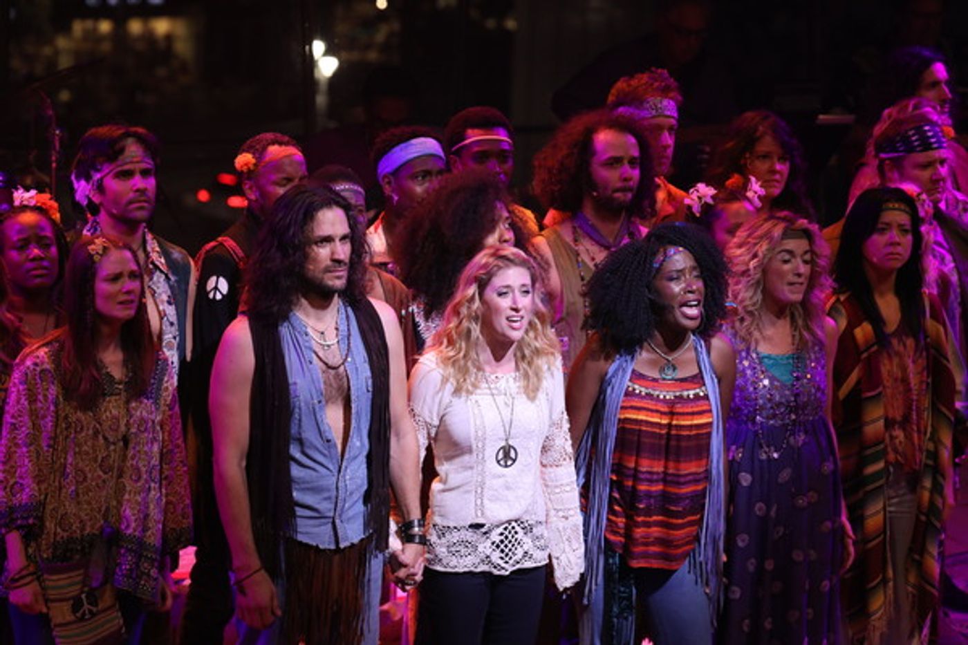 Photo Flash: Jonathan Groff, Caissie Levy, Will Swenson and More 'Got Life' at The Public's HAIR Benefit  Image