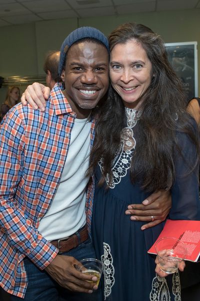 Darius Nichols and Diane Paulus Photo
