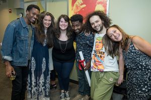 Ato Blankson-Wood, Diane Paulus, Lauren Elder, Brandon Pearson, Anthony Hollock, and  Photo