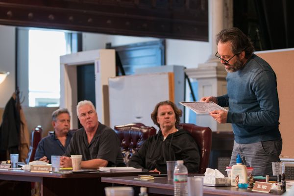 Jeff Still, William Petersen, Kevin Anderson and Ian Barford  Photo