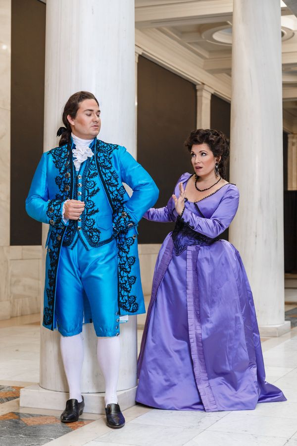 Count (Christian Bowers) and Countess Almaviva (Danielle Pastin) Photo