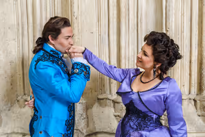 Count (Christian Bowers) and Countess Almaviva (Danielle Pastin) @ BroadwayWorld Count (Christian Bowers) and Countess Almaviva (Danielle Pastin) Photo