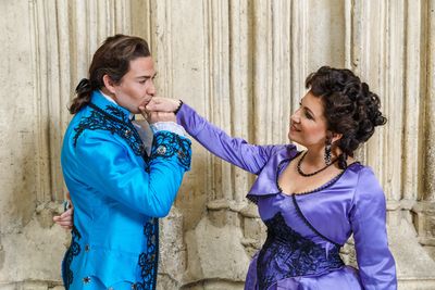 Count (Christian Bowers) and Countess Almaviva (Danielle Pastin) Photo