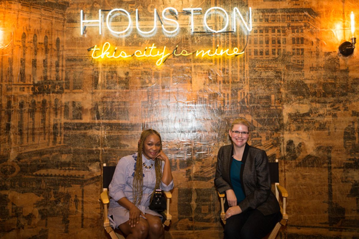 Kate Francis, Meghan Scoggins at 